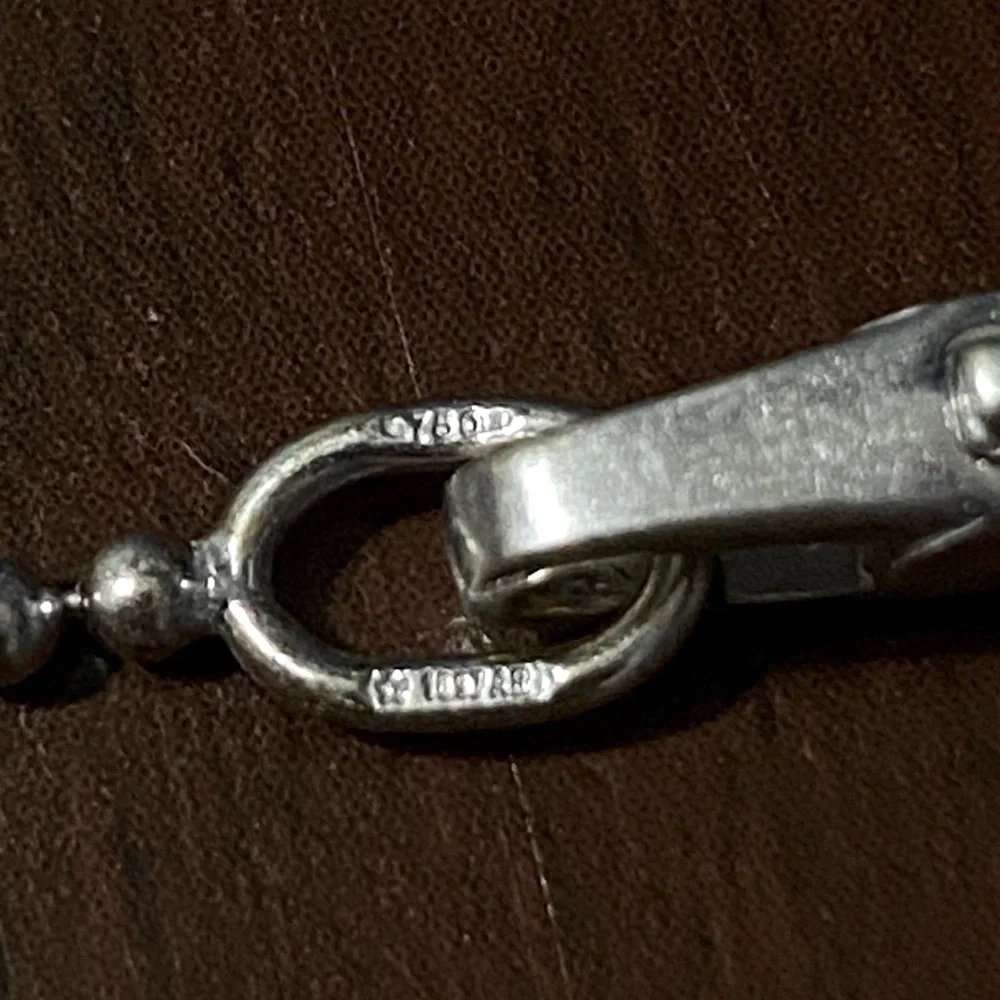 Gucci Ball Chain Cross 750 18K White Gold Bracelet | # 16 - Picture 11 of 14